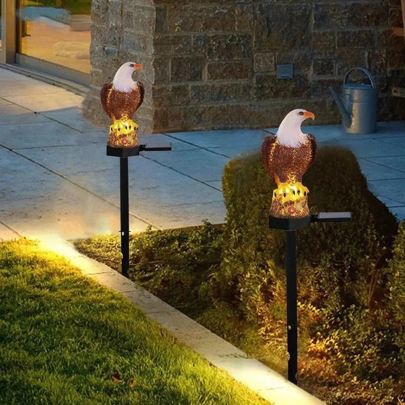 Décoration de jardin aigle - Lumière extérieur