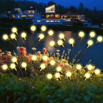 Décoration de jardin luciole solaire - Lumière extérieur