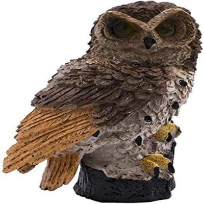 Lampe solaire - LEDGardenStick™ - Hibou Marron - Lumière extérieur