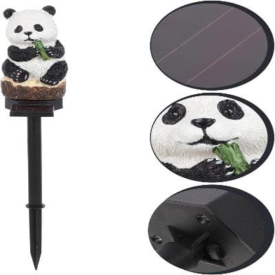 Lampe solaire - LEDGardenStick™ - Panda - Lumière extérieur