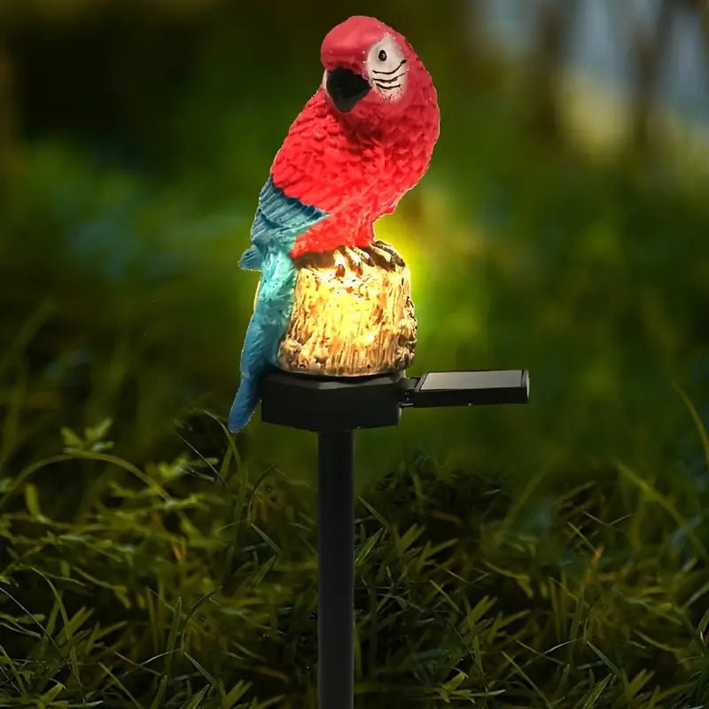 Lampe solaire - LEDGardenStick™ - Perroquet Rouge - Lumière extérieur