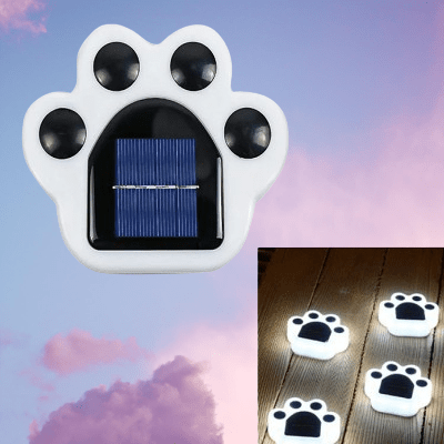 Lampe solaire - SolarBearPaw™ - Blanc - Lumière extérieur