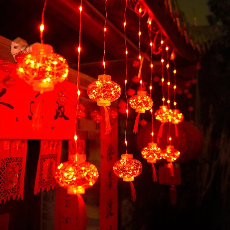 Lanterne chinoise - Lumière extérieur